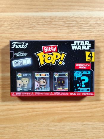 Boîte 4 Funko Bitty Pop! - Star Wars - Luke, Obi-Wan & Jawa