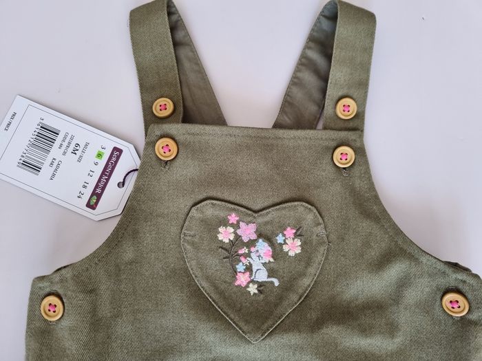 Chasuble twill vert kaki Sergent Major 6 mois - photo numéro 2