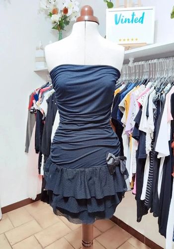 Jolie petite robe noire Naf Naf femme taille 38