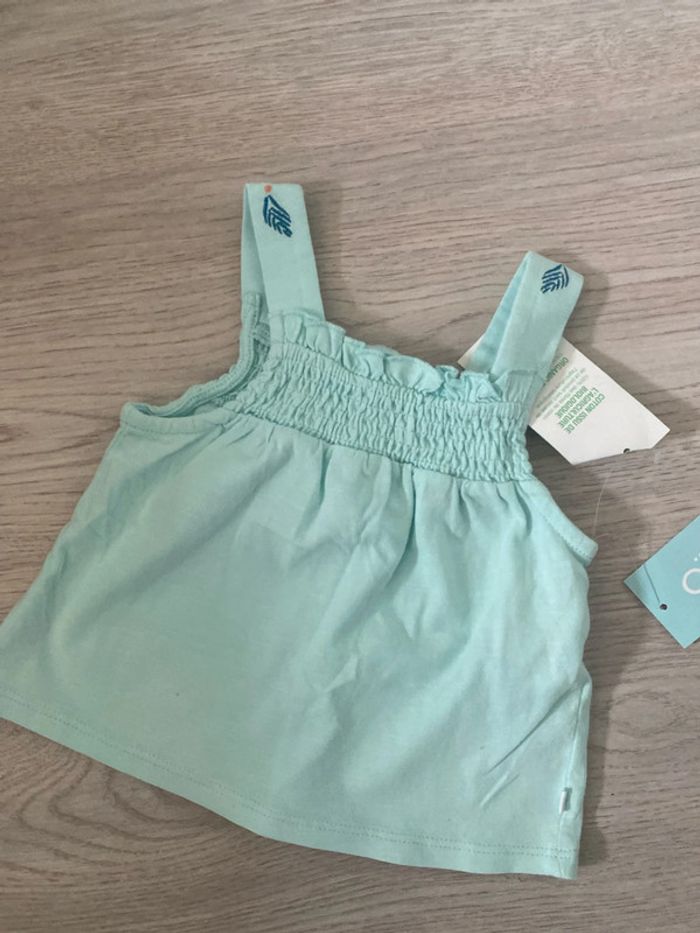 T-shirt tunique Obaibi taille 3 mois Neuf