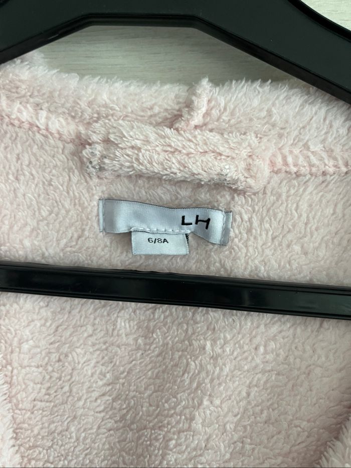 Robe de chambre rose avec étoiles la halle 8/10 ans - photo numéro 3
