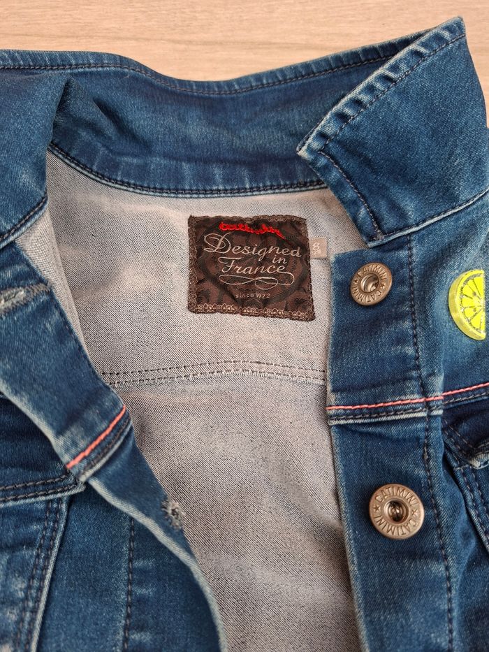 Veste en jeans fille - photo numéro 2