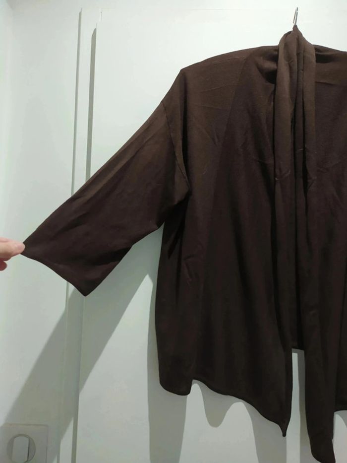 gilet marron - photo numéro 2