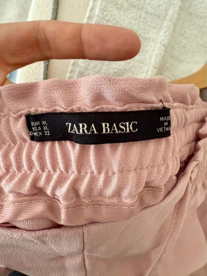 Pantalon léger rose Zara XL - photo numéro 7