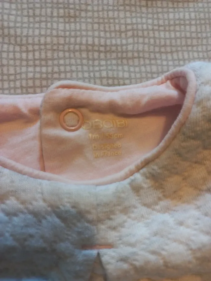 Ensemble robe et legging taille 1 mois - 53 cm - photo numéro 4