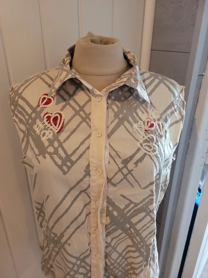 Chemisier femme sans manches desigual 44 - photo numéro 2