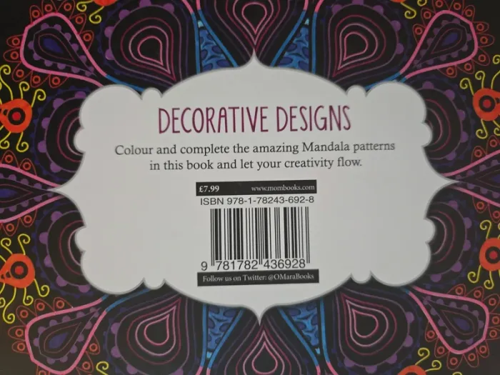 Carnet de coloriage “Decorative Design” pour adultes créatifs - photo numéro 4