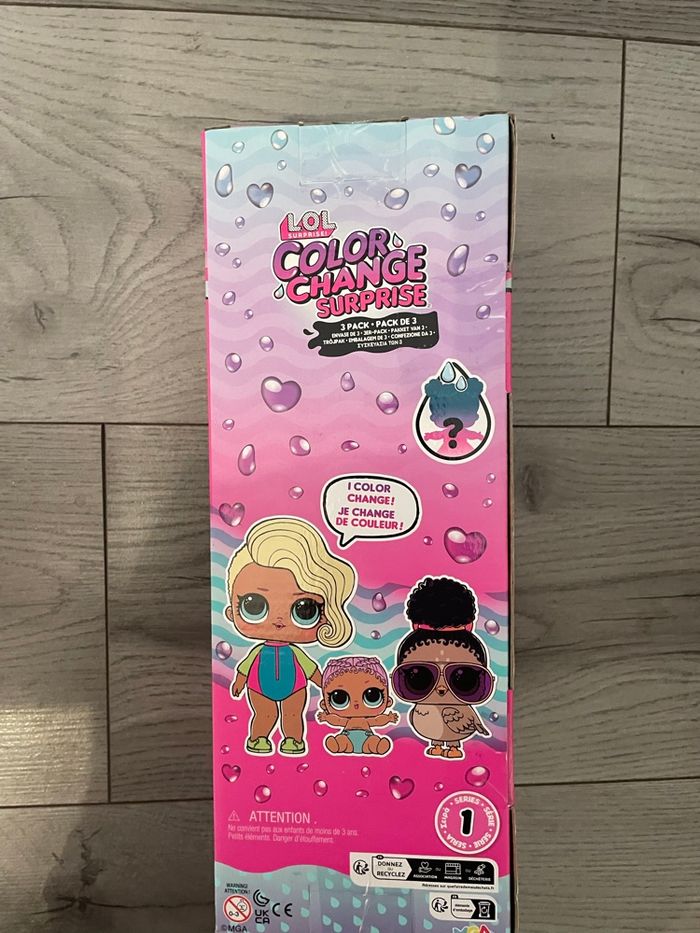 Poupée LOL - trio de boules surprises  color change - photo numéro 3
