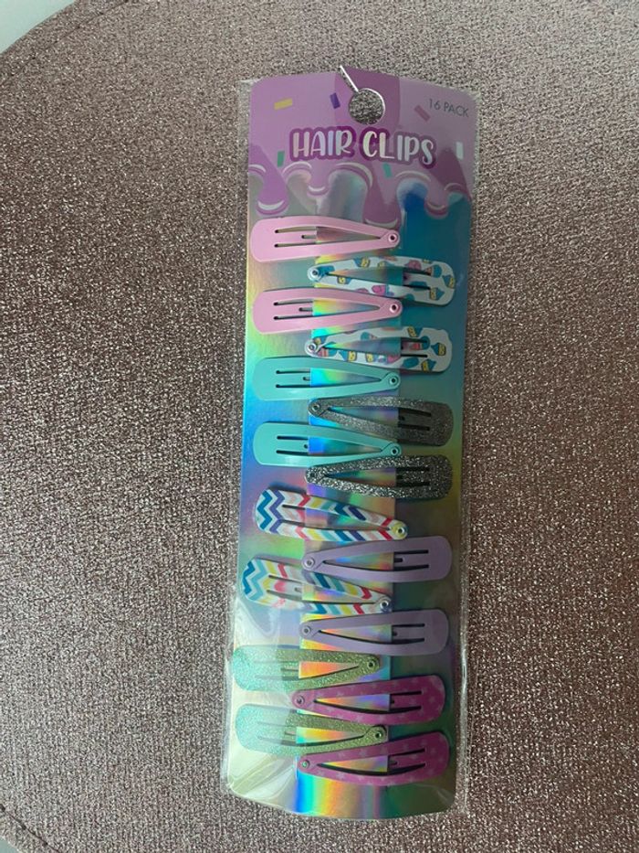 Lot barrettes pour cheveux