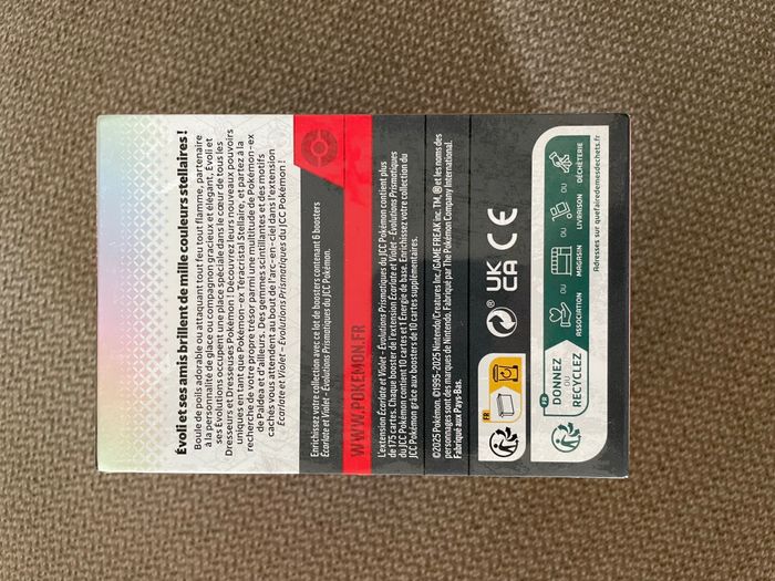 Pokémon Bundle 6 boosters EV8.5 Evolutions Prismatiques Fr Neuf 8.5 - photo numéro 3