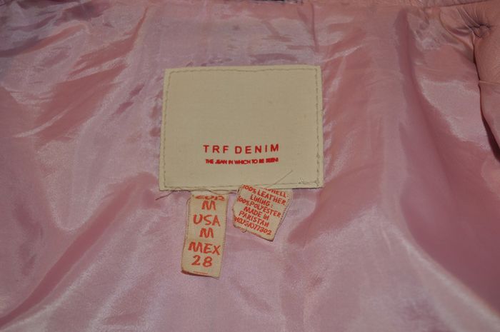 Veste en cuir rose pâle - photo numéro 11