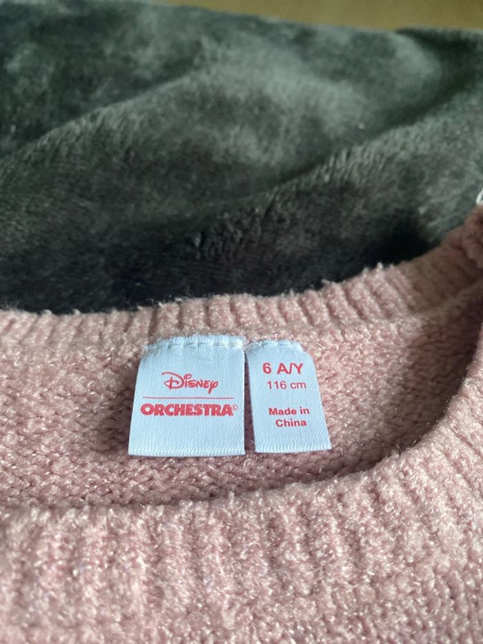 Ensemble de deux robes pull pour enfants, fille, taille six ans - photo numéro 7