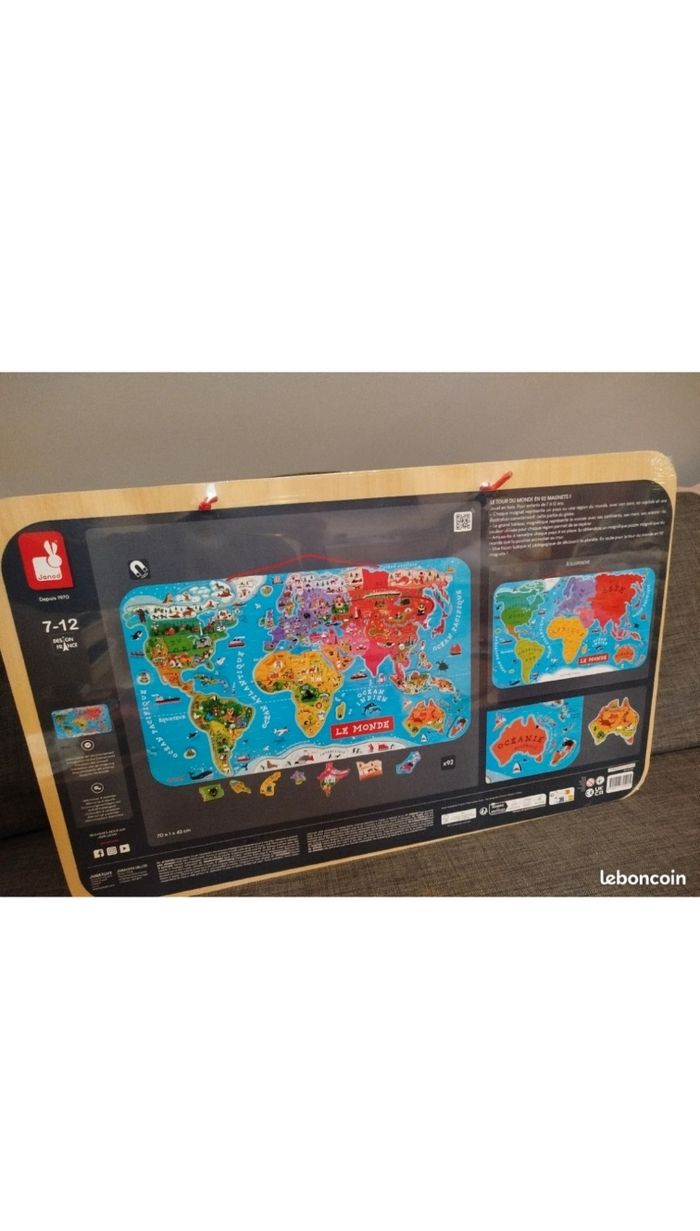 Puzzle magnétique en bois NEUF - photo numéro 3