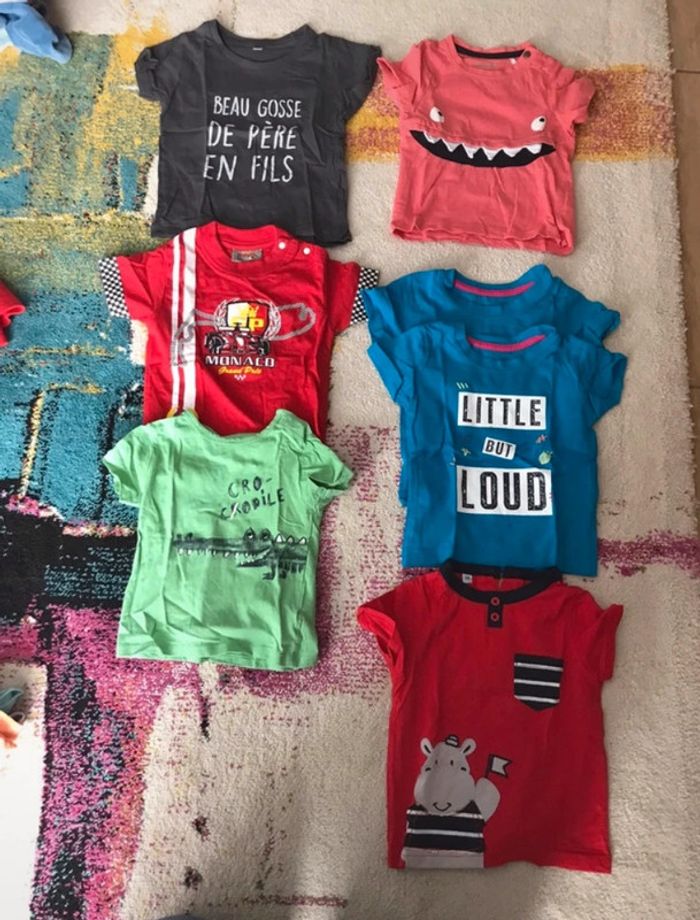 Lot vêtements été 12 mois 35 pièces - photo numéro 3
