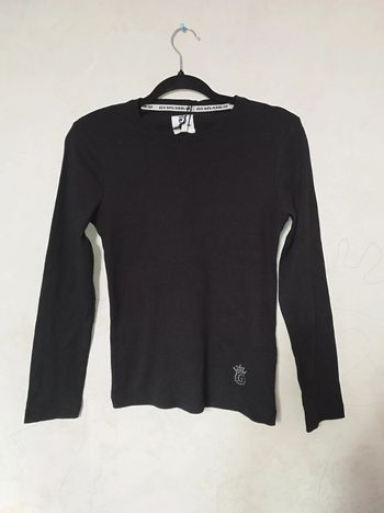 T-shirt noir manches longues