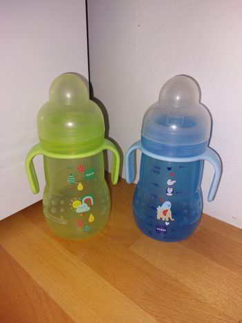 Lot de 2biberons trainer, Mam, 220ml