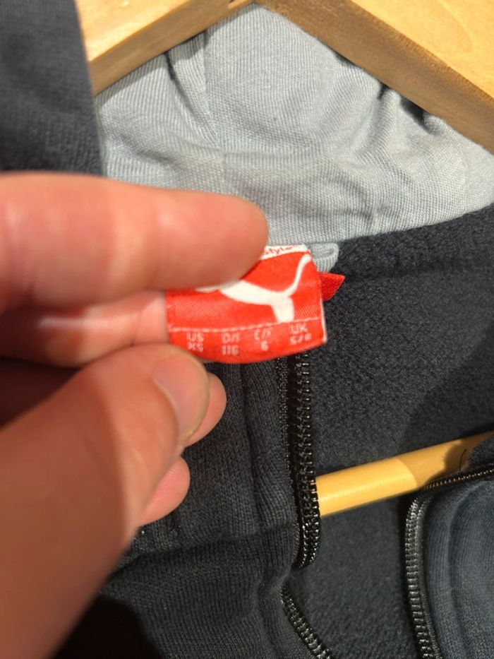Veste Puma enfant 6 ans à capuche - photo numéro 3