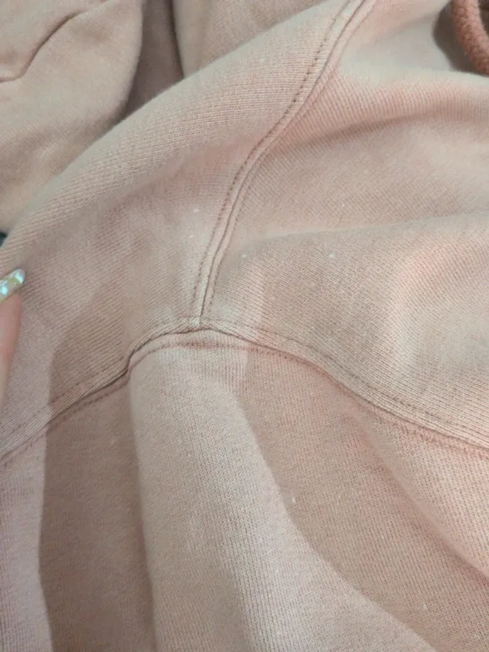 Gilet rose ZARA x Everlast – Taille 40-42 – Zip et capuche - photo numéro 6