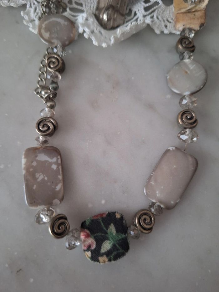 Collier vintage shabby - photo numéro 8