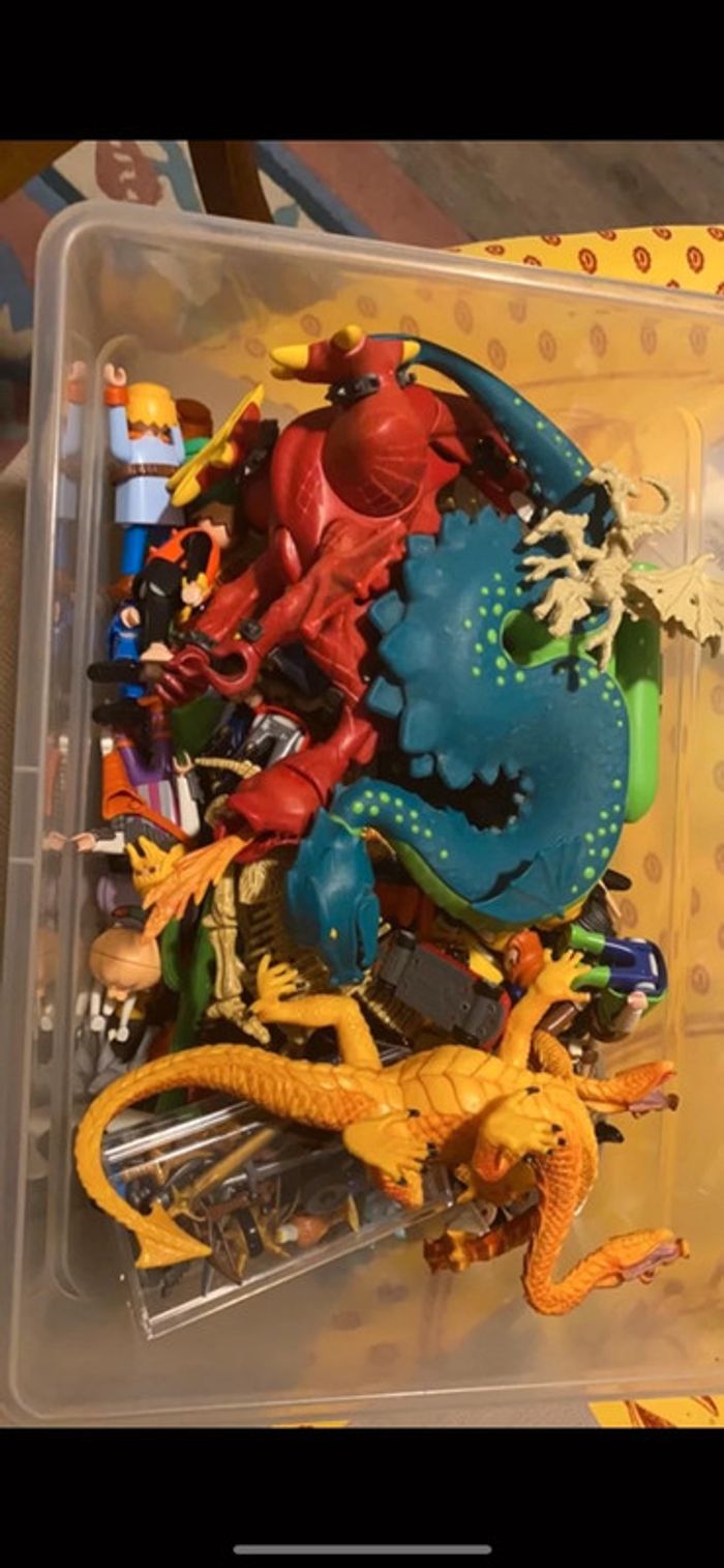 Playmobil lot caisse de jouet pour enfant - photo numéro 5
