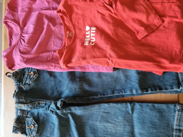 Lot jeans et t-shirts 3 ans