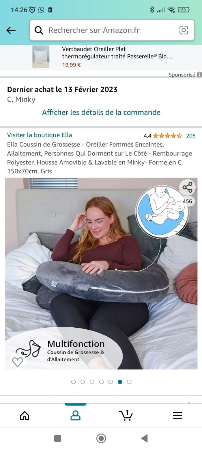 Coussin grossesse et allaitement - photo numéro 2