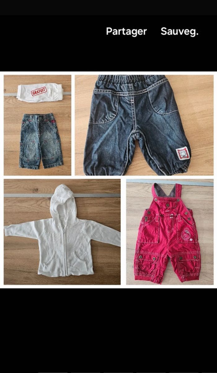 Lot de vêtements 3m bébé garçon ( pull , grenouillère - photo numéro 7
