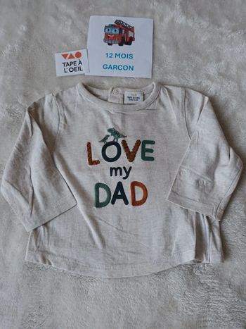 Tshirt 12 mois tape a l oeil