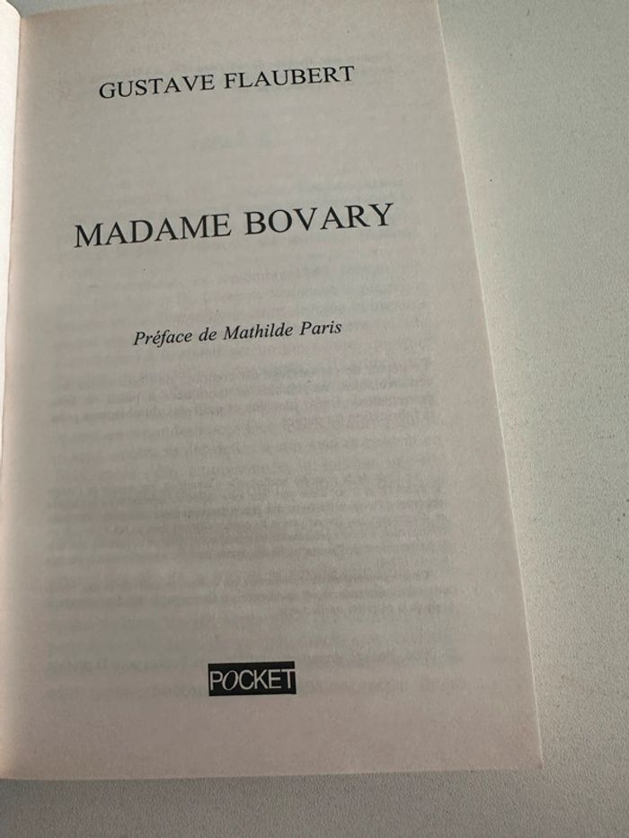 Flaubert - Madame Bovary - Édition Pocket - photo numéro 2
