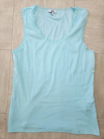 Débardeur bleu LH taille L neuf