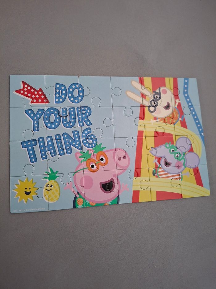 Boîte de 4 puzzles Peppa Pig 3ans - photo numéro 5