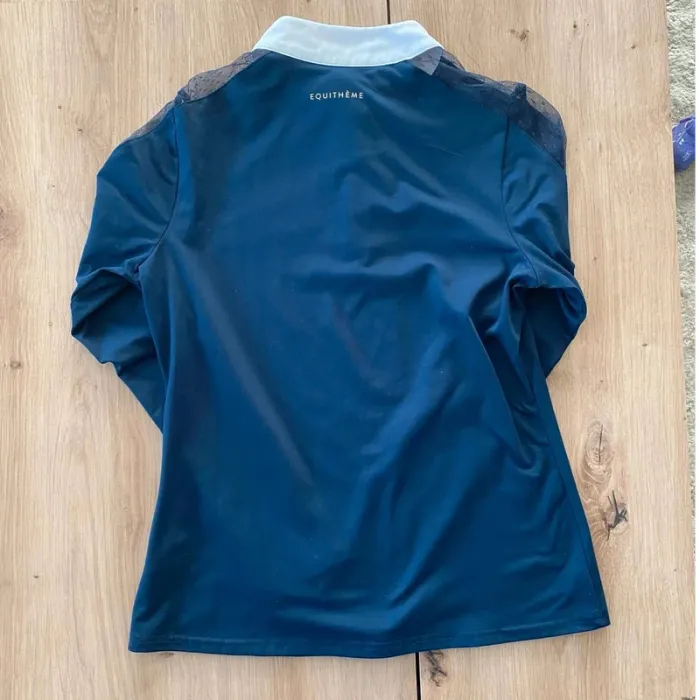Polo Equi-Theme Bleu Marine – Très  bon  état  – Taille S  (36) - photo numéro 3