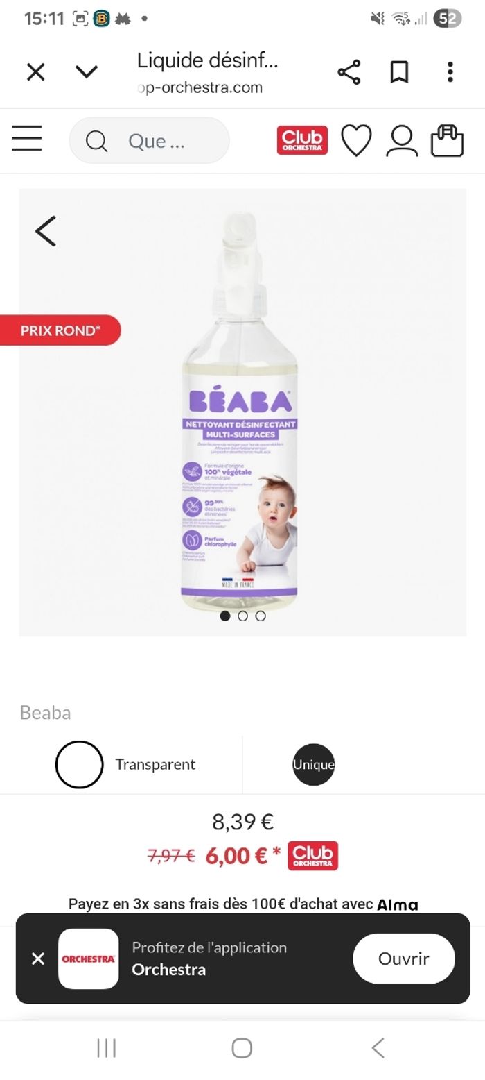 Désinfectant beaba - photo numéro 2
