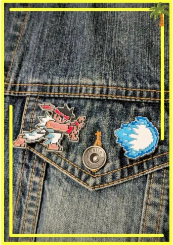 Accessoire mode Pin's jeux vidéo Ryu