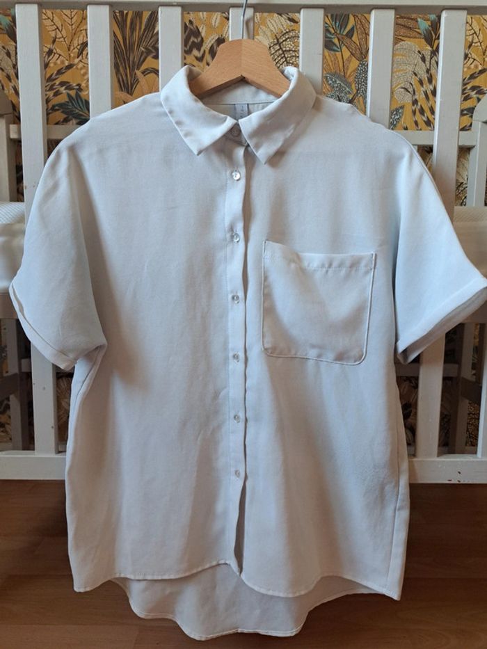 Tee-shirt chemise blanche