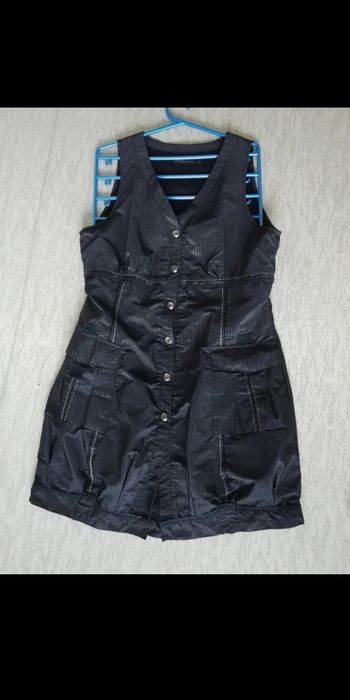 Tunique ou robe 👗 grise noire effet satiné