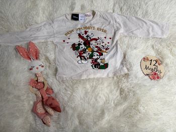 T-shirt long Disney 12 mois (80cm)