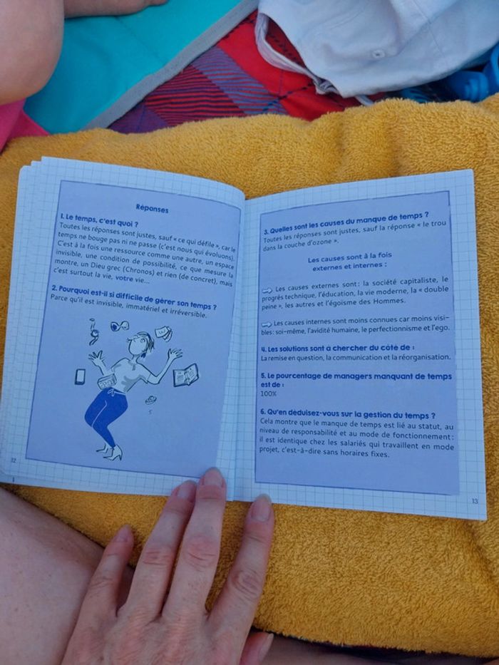 Livre "j'apprends à gérer mon temos" cahier de poche - photo numéro 3