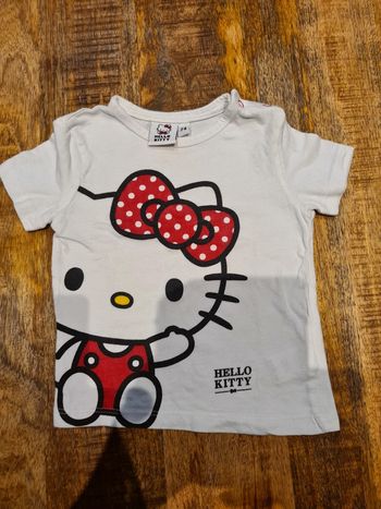 T-shirt 6/9 mois Hello Kitty