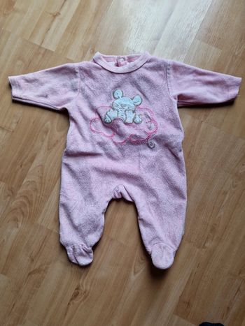 Pyjamas velours 1mois
