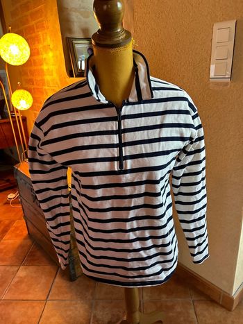 Zara marinière manches longues taille s