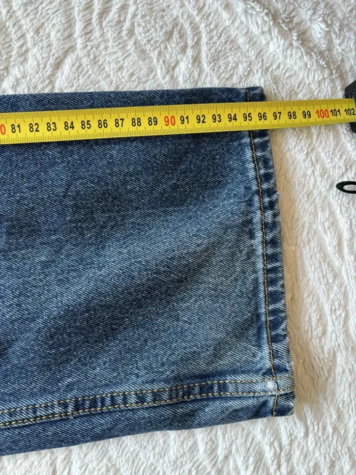 Jean Levi’s 550 femme Relaxed Fit Bleu stonewashed délavé Rare modèle US W27 L29 S/36 2000s - photo numéro 20