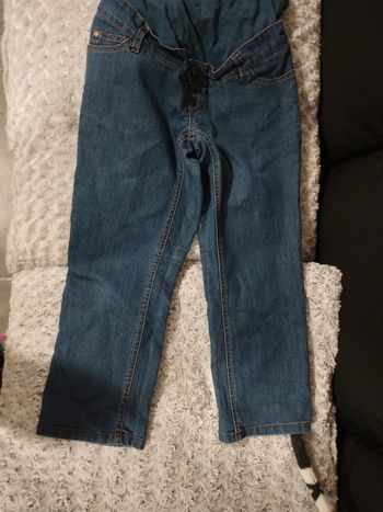 Pantacourt jean de grossesse taille 42