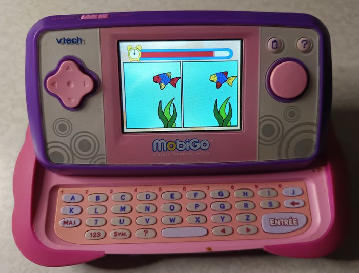 Vtech Mobigo Rose Console Tablette Jeux Vidéo Éducatifs Jeu V Tech + Jeu mickey - photo numéro 8