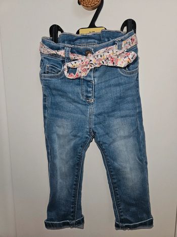 Jean fille Tape à l’Œil – 12 mois / 74 cm 👖🌸