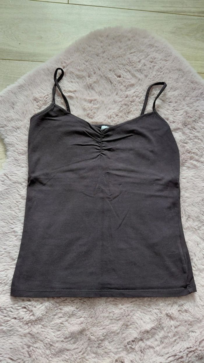 Débardeur camaïeu marron taille 1 neuf