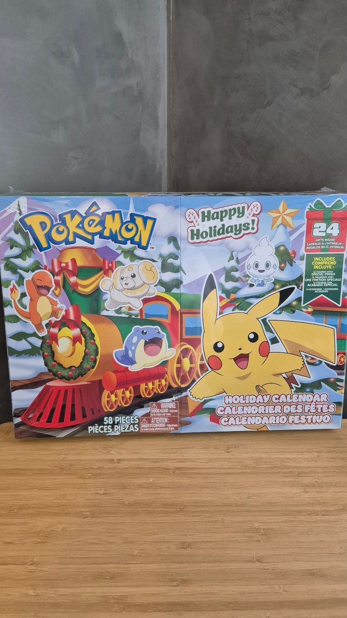 Calendrier de l'avent Pokémon neuf
