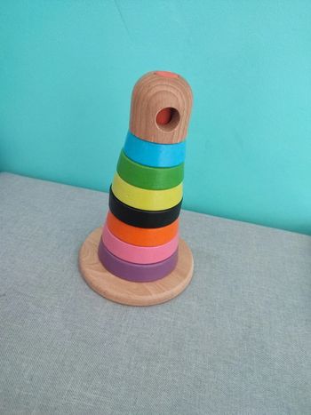 Tour d'empilement en bois