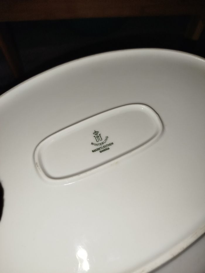 Porcelaine Winterling Marktleuthen Bavaria Plat de service - photo numéro 2