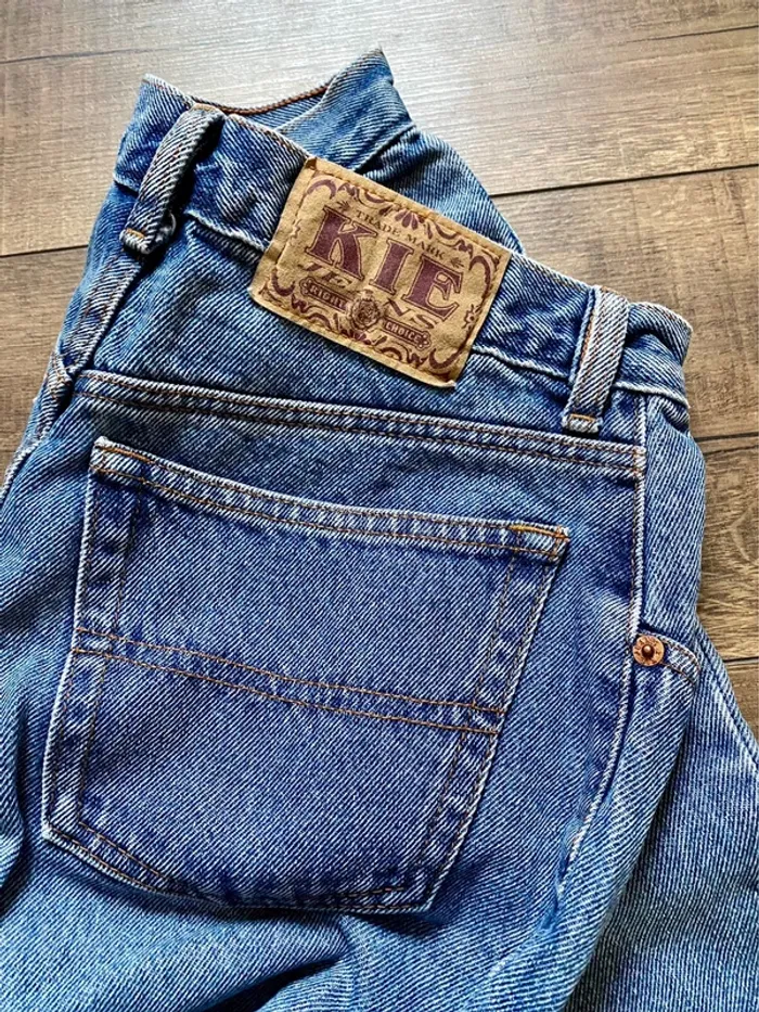 Jean vintage 40 trade mark kie bleu brut - photo numéro 4